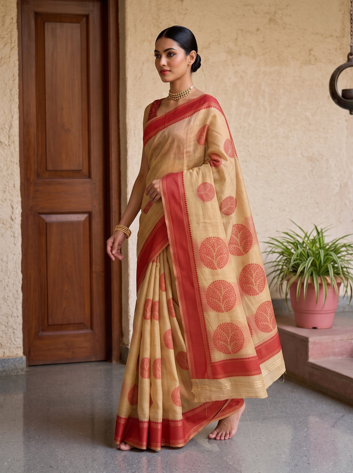 MIMOSA Saree Saree — pose 4 styling detail