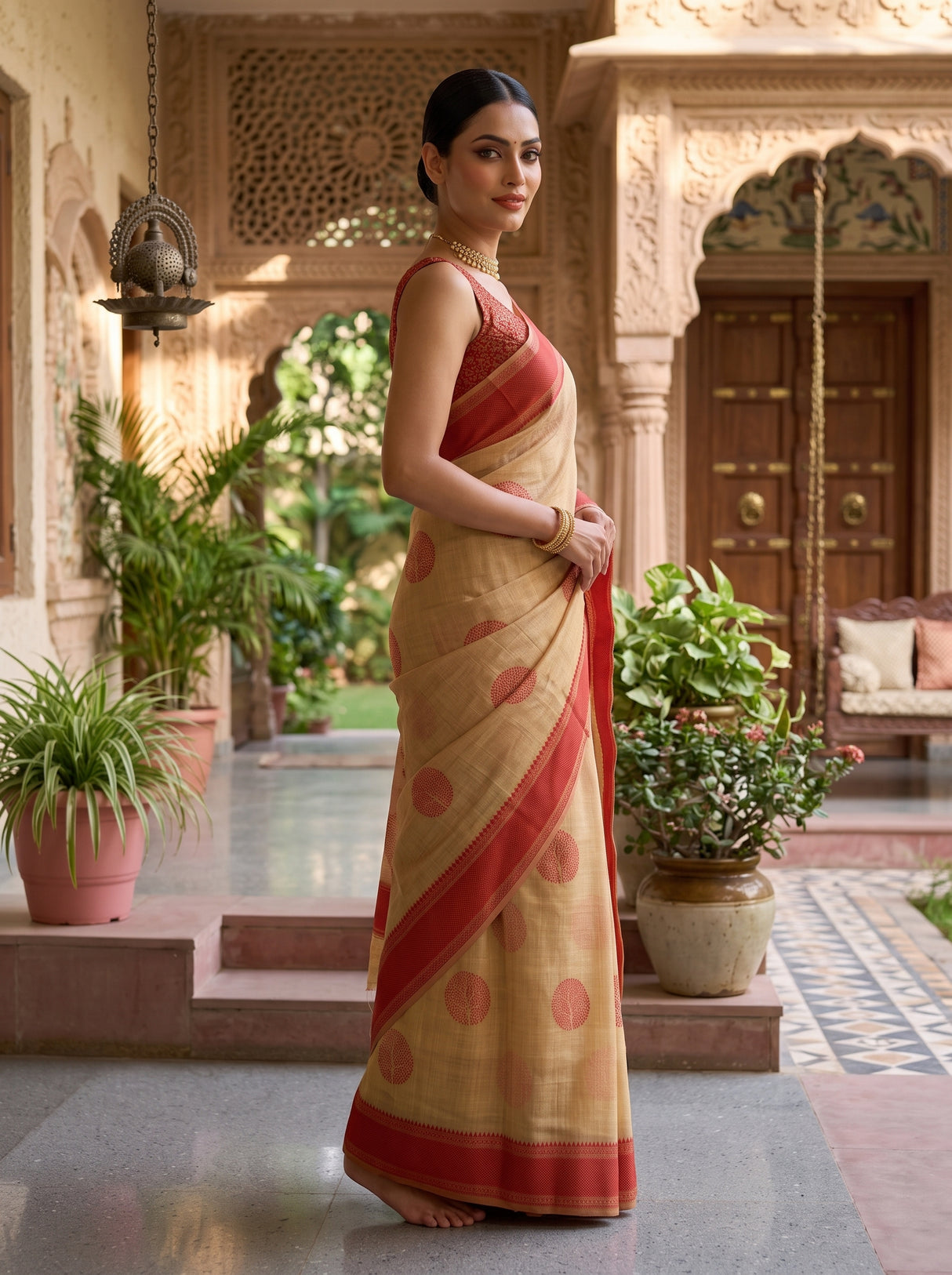 MIMOSA Saree Saree — pose 5 styling detail