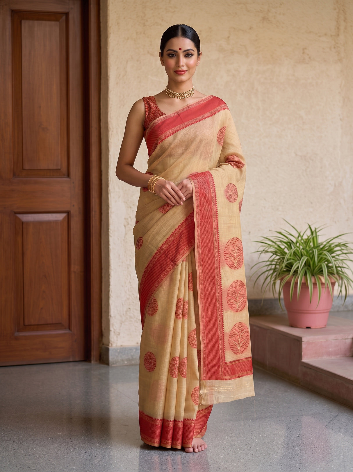 MIMOSA Saree Saree — pose 6 styling detail