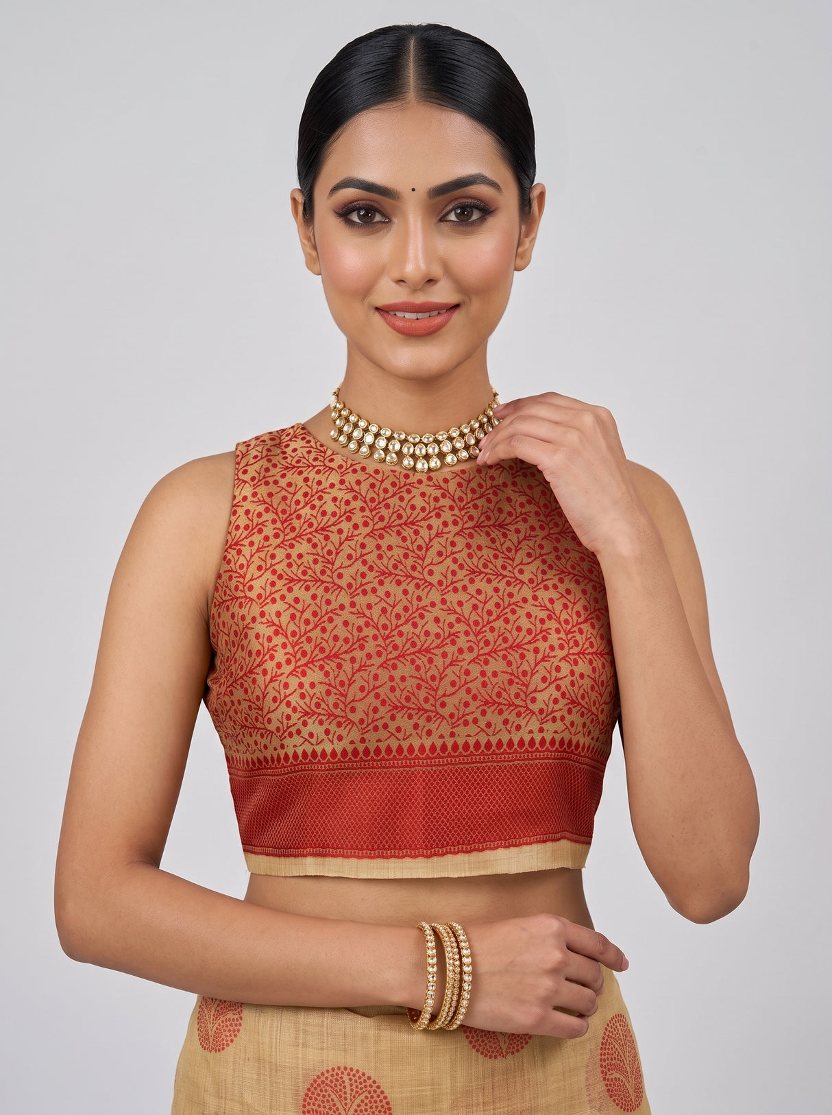 MIMOSA Saree Saree — blouse close-up