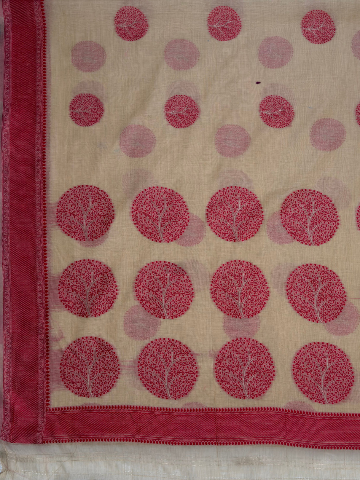 MIMOSA Saree Saree — pallu and zari work detail