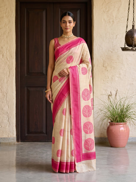 MIMOSA Saree Saree — front view on mannequin
