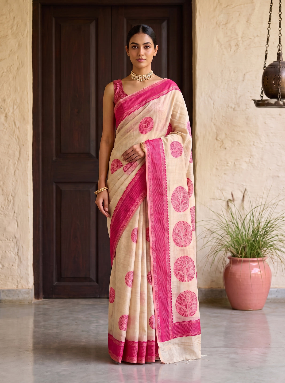 MIMOSA Saree Saree — pose 10 styling detail