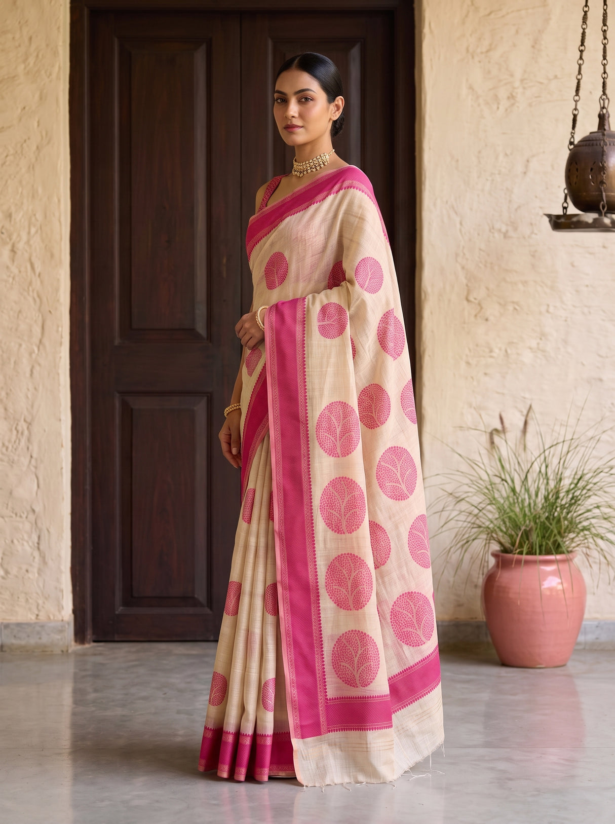 MIMOSA Saree Saree — pose 4 styling detail