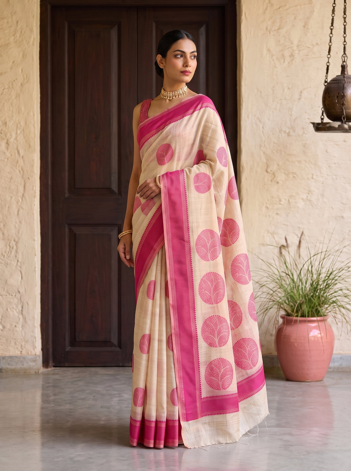 MIMOSA Saree Saree — pose 5 styling detail