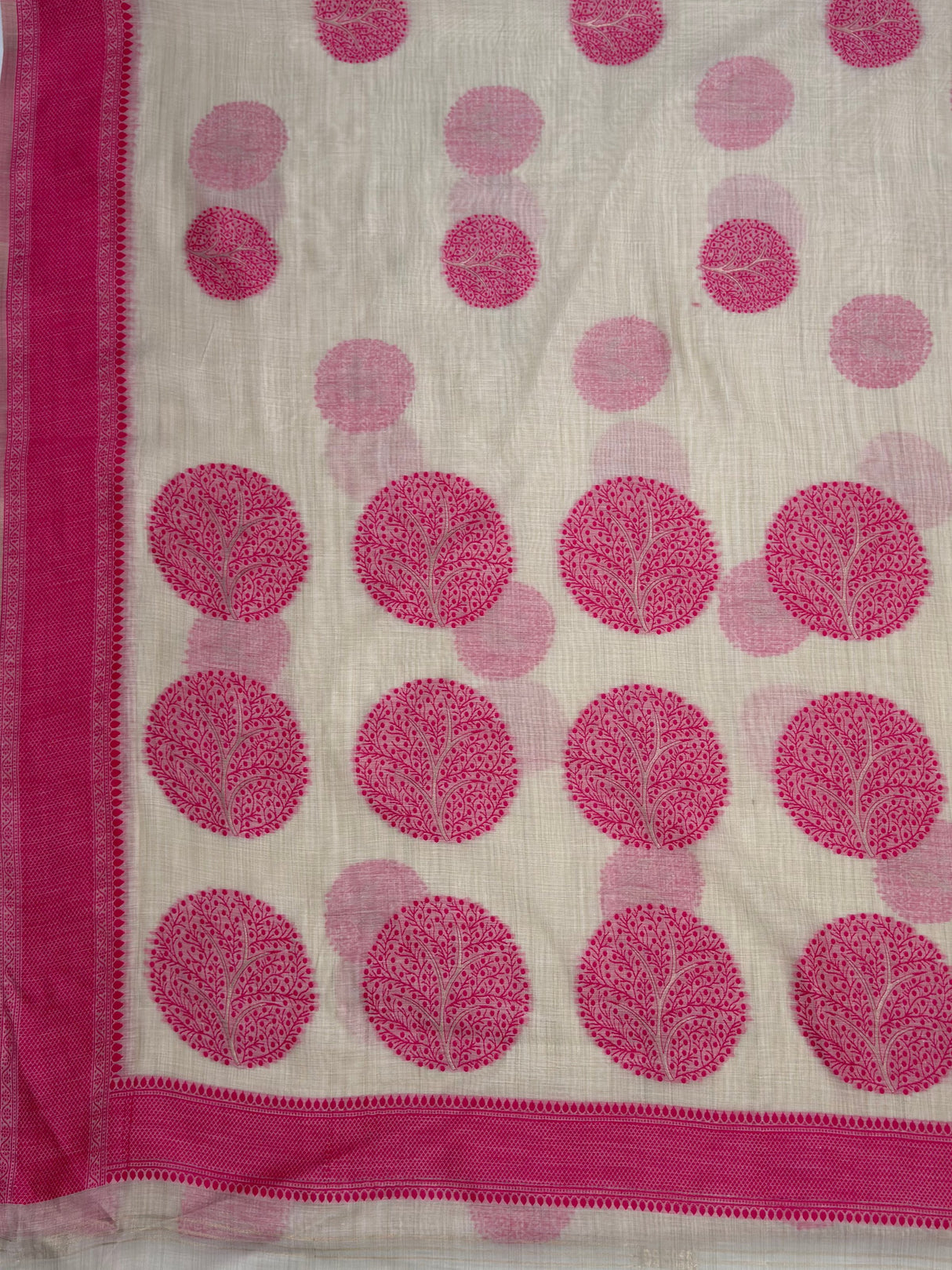 MIMOSA Saree Saree — pallu and zari work detail
