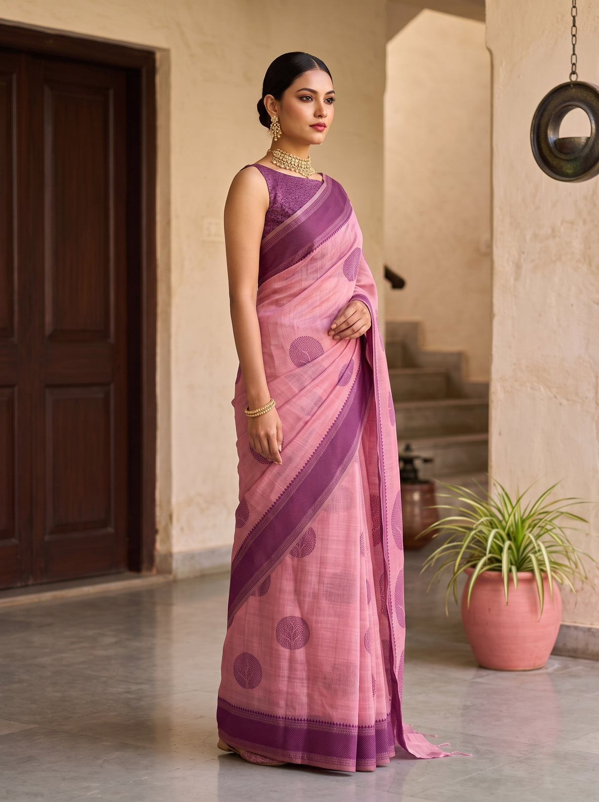 MIMOSA Saree Saree — pose 5 styling detail
