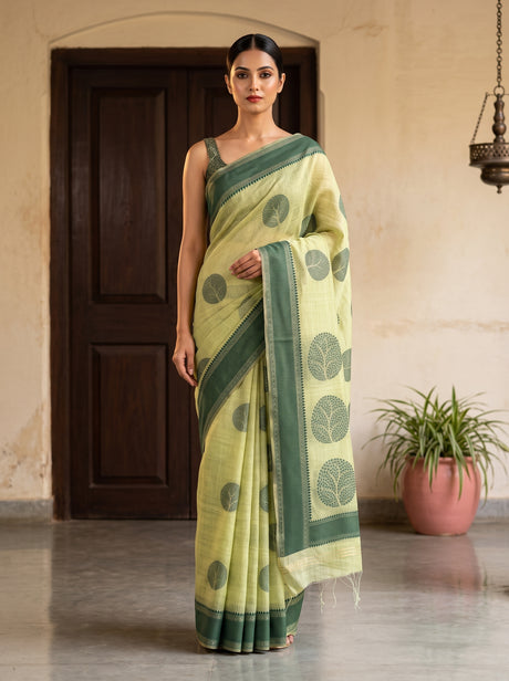MIMOSA Saree Saree — front view on mannequin
