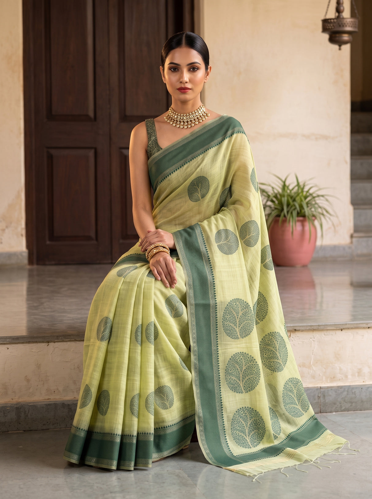 MIMOSA Saree Saree — pose 8 styling detail