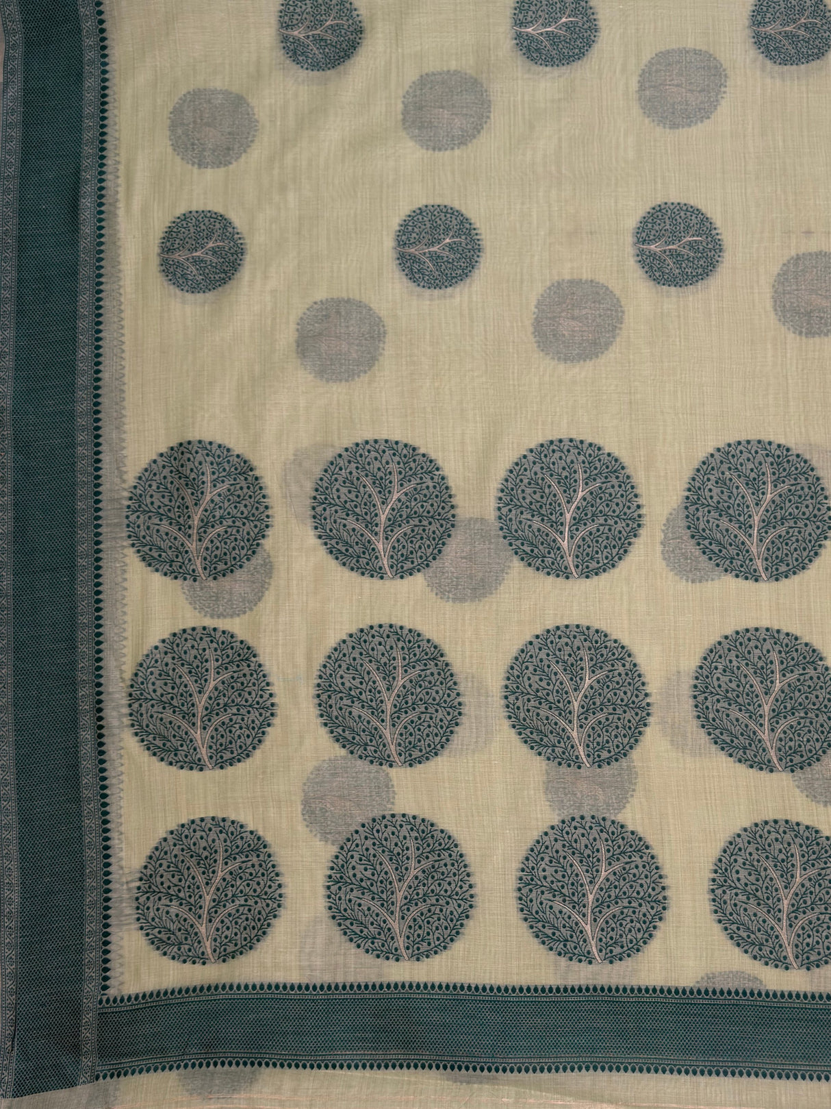 MIMOSA Saree Saree — pallu and zari work detail