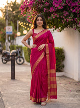 MIMOSA Rani Saree Saree — pose 4 styling detail
