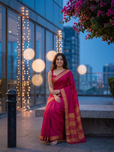 MIMOSA Rani Saree Saree — pose 8 styling detail