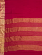 MIMOSA Rani Saree Saree — pallu and zari work detail