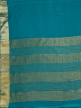 MIMOSA Sapphire Saree Saree — pallu and zari work detail