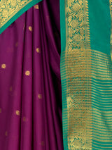 MIMOSA Magenta Saree Saree — fleets shot full lifestyle