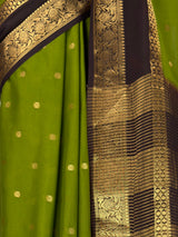 MIMOSA Olive Saree Saree — fleets shot full lifestyle