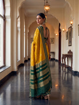 MIMOSA Gold Saree Saree — pose 7 styling detail