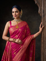 MIMOSA Rani Saree Saree — pose 10 styling detail