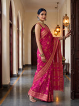 MIMOSA Rani Saree Saree — pose 5 styling detail