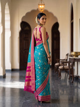 MIMOSA Sapphire Saree Saree — pose 7 styling detail