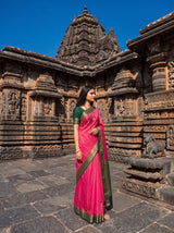 MIMOSA Gajari Saree Saree — pose 4 styling detail