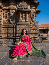 MIMOSA Gajari Saree Saree — pose 8 styling detail