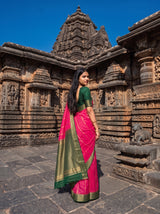MIMOSA Gajari Saree Saree — pose 9 styling detail
