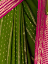 MIMOSA Olive Saree Saree — fleets shot full lifestyle