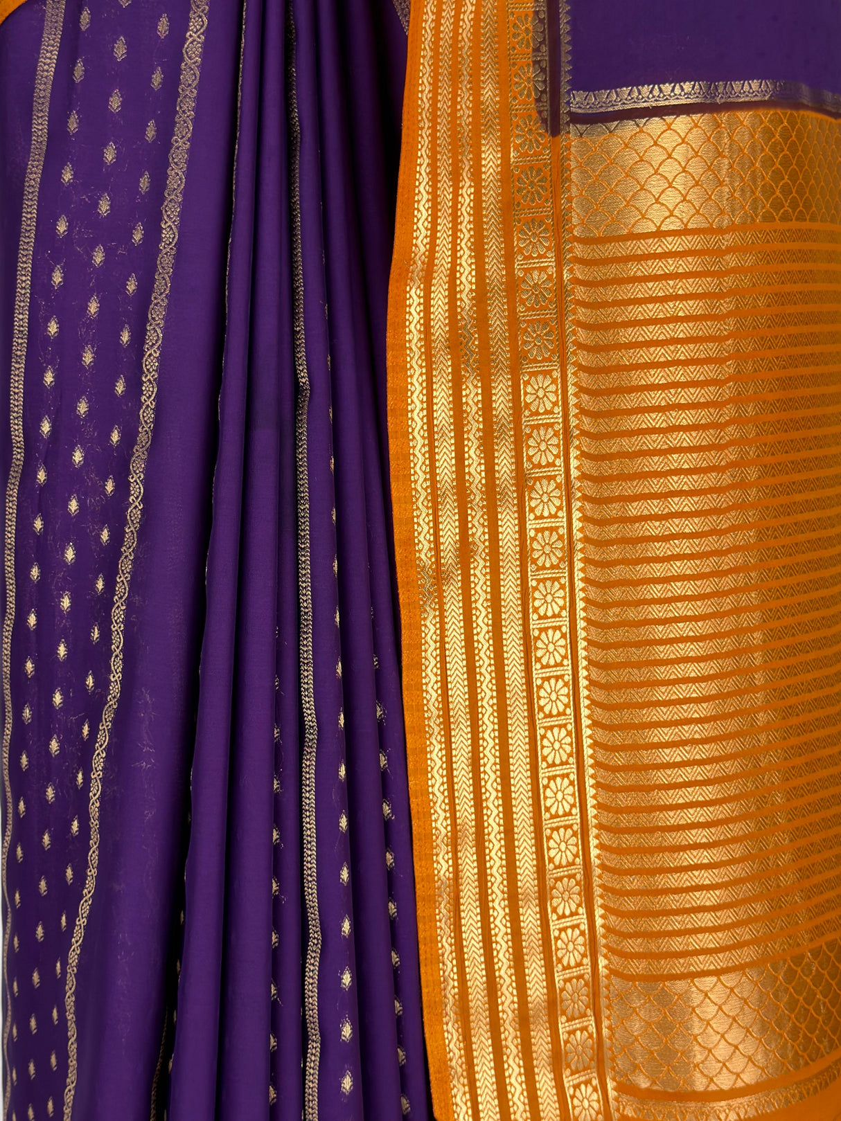 MIMOSA Purple Saree Saree — fleets shot full lifestyle