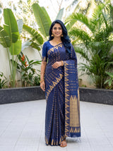 MIMOSA Navy Saree Saree — pose 9 styling detail