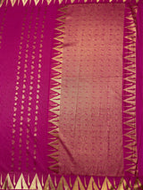 MIMOSA Rani Saree Saree — pallu and zari work detail