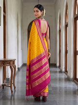 MIMOSA Gold Saree Saree — pose 7 styling detail