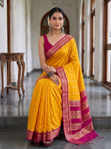 MIMOSA Gold Saree Saree — pose 8 styling detail