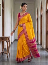 MIMOSA Gold Saree Saree — pose 9 styling detail