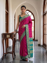 MIMOSA Rani Saree Saree — pose 4 styling detail