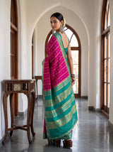 MIMOSA Rani Saree Saree — pose 7 styling detail