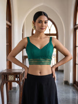 MIMOSA Rani Saree Saree — blouse close-up
