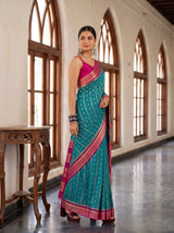 MIMOSA Sapphire Saree Saree — pose 5 styling detail