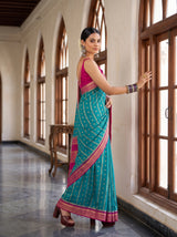 MIMOSA Sapphire Saree Saree — pose 9 styling detail