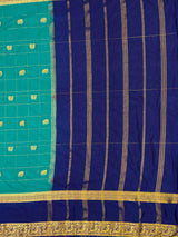 MIMOSA Rama Saree Saree — pallu and zari work detail