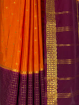 MIMOSA Mustard Mysore Silk crepe Saree — fleets shot full lifestyle