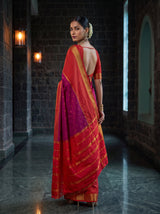 MIMOSA Rani Mysore Silk crepe Saree — pose 7 styling detail