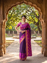 MIMOSA Jamun Saree Saree — pose 4 styling detail