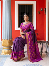 MIMOSA Jamun Saree Saree — pose 8 styling detail