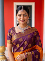 MIMOSA Mustard Saree Saree — pose 10 styling detail