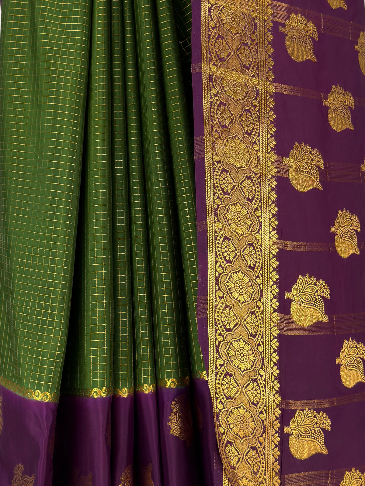 MIMOSA Olive Saree Saree — fleets shot full lifestyle