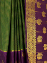 MIMOSA Olive Saree Saree — fleets shot full lifestyle
