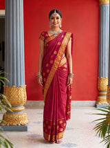 MIMOSA Rani Saree Saree — pose 5 styling detail