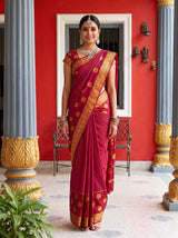 MIMOSA Rani Saree Saree — pose 8 styling detail
