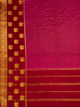 MIMOSA Rani Saree Saree — pallu and zari work detail